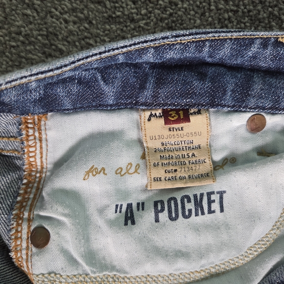 7 For All Mankind Light Blue Flare Jeans - Like New! - Picture 3 of 5